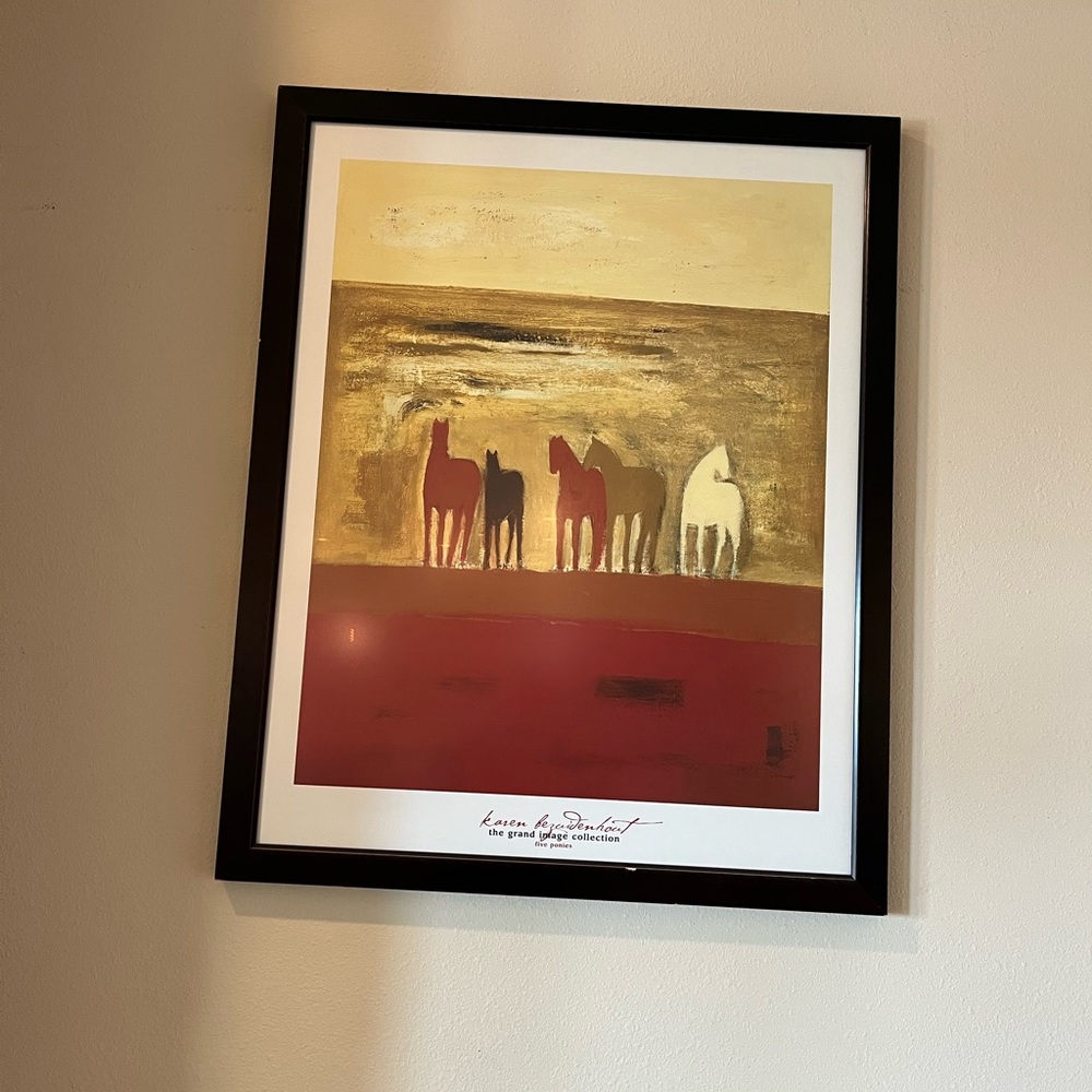 Horse Print Artwork
